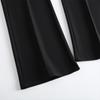 Pantalones Profesionales para Mujer para Primavera y Otoño, Pantalones Rectos, Elegantes de Punto con Caída Adelgazante de Cintura Alta, Pantalones de Vestir de Punto sin Arrugas