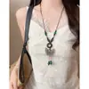 Colar de Borboleta com Contas Estilo Boho para Mulheres 2025 Venda Quente Novo Estilo Étnico Corrente para Suéter Novo Estilo Chinês Acessório Longo