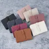Cartera de cuero PU suave estilo retro, gran capacidad, billetera corta para mujer 80% de descuento con cordón, clip para dinero y tarjetero multifuncional