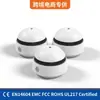 Detector de Humo y Fuego Fotoeléctrico Inalámbrico Wifi Transfronterizo En14604 Ul Sensor de Humo y Fuego Alarma