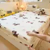 2026 Nuevo Juego de Sábana Estampada de Algodón Puro para Cama Individual, Juego de Sábanas de Tres Piezas 100% Algodón