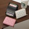 Porta-Cartões Organizador Feminino Multi-Slots para Cartões Anti-Desmagnetização Porta-Cartões Bancários PU de Alta Qualidade Porta-Cartões Exquisito Venda Direta da Fábrica