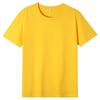 Spot 180 gramas de algodão penteado, manga curta, masculino e feminino, cor sólida, pescoço redondo, meia manga, camiseta com logotipo personalizado, macacão, camisa publicitária