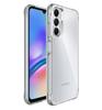 Capa de cristal puro adequada para capa de celular Samsung A05S transparente com quatro cantos resistentes a quedas TPU + PC capa protetora de celular dois em um