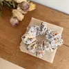 Versão coreana de acessórios para cabelo online populares com cor intestino grosso anel de cabelo vintage floral ins elástico cabeça corda feminina local atacado