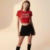 Camiseta Personalizada de Manga Corta para Mujer 210g, Ropa para Mujer Talla Pequeña al por Mayor, Moda Primavera para Mujer, Algodón Puro Estilo Americano