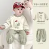 Conjunto Bebê Roupas Outono Menino Moletom Bebê Calças Infantis Estilo Primavera e Outono Roupas Separadas para Passeio Menino Roupas Infantis Casuais