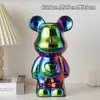 Adornos Cerámicos de Oso Violento de Lujo Ligero para Escritorio, Sala de Estar, Entrada, Mueble de TV, Aparador, Hucha, Decoraciones Sencillas para el Hogar