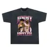 Comercio exterior deseo moda chica popular impresa Joker top lavado vintage camiseta manga corta bf hombres eBay transfronterizo venta al por mayor