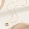Collar de Pétalos de Moda Estilo Japonés-Coreano de Alta Gama para Mujer, Nicho de Color Libre, Lujo Ligero, Versátil, Joyería de Trébol de Cuatro Hojas, Cadena para Clavícula