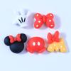 Dibujos Animados Pantalones Mickey Guantes Lazo Serie Crema Gel Pasador para el Cabello Correa para el Cabello DIY Funda para Teléfono Accesorios de Resina