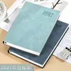 Agenda 2027 Página de Plan Diario Manual de Eficiencia Cuaderno de Piel Sintética Gestión del Tiempo Cuaderno de Autodisciplina