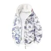 Moletom Bordado com Capuz Duplo para Homens e Mulheres, Jaqueta Zip-Up Estilo Hip-Hop, Novo Estilo Primavera e Outono 2025, Casaco de Tubarão Tendência e Original