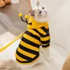 Roupas de Cachorro Bordadas com Urso de Desenho Animado para Outono e Inverno, Colete de Lã Espesso e Quente para Cães e Gatos de Porte Pequeno e Médio (Teddy)