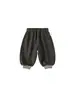 Bangxuan Moda Infantil Novidades de Outono Calças Casuais para Meninos Joggers de Cor Sólida Calças Longas Soltas para Bebês e Crianças Pequenas Calças de Menino