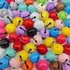 Campana de 22 mm de color para pintar, color caramelo, para manualidades, joyería, llavero, accesorios, decoración para árbol de Navidad