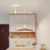 Lámpara Colgante Estilo Crema Espectro Completo Ovni Restaurante Francés Modelo Nuevo 2026 Lámpara Mesa Comedor Minimalista Moderno Retro Luz Móvil