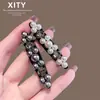 Nuevo y Elegante Pasador de Perlas, Pinza de Pato para Mujer, Pinza Lateral de Pedrería de Lujo Ligero, Pasador de Gama Alta, Pinza para Flequillo, Accesorio para el Cabello