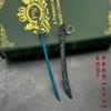 Arma Antigua Firewire Juego Periférico Tang Hengdao Principiante Arma Metálica Modelo Juguete Aleación Adornos