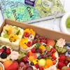 Papel Corrugado de Piel de Vaca Ventana de Resorte Estilo Camping Caja para Frutas de Picnic Caja para Pasteles de Postre Caja de Empaque para Picnic Caja de Picnic