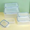 Caja Transparente Gruesa de PP para el Hogar, Caja Sellada para Frutas, Caja de Cocina, Caja de Almacenamiento para Refrigerador de Grado Alimenticio