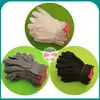 Tira de color de núcleo de guante de nailon de 13 pines blanca delgada poliéster de alta elasticidad 600g guante de protección laboral en blanco