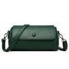 Bolso Pequeño para Mujer 2025 Nueva Moda Trendy Versátil Cilíndrico Hombro Cruzado Bolso Boston Almohada Bolso de Mujer