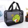Bolsa de lavagem de malha anti-vazamento Bolsa de banho feminina de grande capacidade Bolsa de banho portátil Cesta de banho de viagem masculina Bolsa de armazenamento para cesta de banho