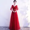 Nueva Ropa de Performance para Coro Femenina Falda Larga Adulto Coro Moderno Ropa de Escenario para Performance Vestido de Presentador Solista
