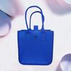 Bolso de fieltro al por mayor, bolso de mano con bola de pelo de dibujos animados, bolso de fieltro, bolso de mano, bolso de fieltro para bodas de un año.