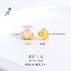 Puzuoqiang Color-Preservante Oro de Arena Antiguo Accesorios DIY Incrustados con Cristal Blanco Natural Cinco Sutras Sin Fase Buda Mariposa Cuentas Espaciadoras