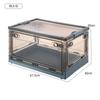 Caixa de Armazenamento de Roupas de Cinco Portas Caixa de Armazenamento de Roupas e Brinquedos Doméstica Guarda-Roupa Dobrável Transparente Caixa de Armazenamento de Plástico