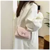 Bolsa de Ombro Feminina com Laço Tridimensional, Bolsa Transversal de Alta Qualidade e Estilosa, Bolsa de Mão Moderna e Versátil para o Dia a Dia