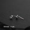 Brincos de prata para piercing de orelha femininos, brincos simples de prata esterlina para todos os tipos de brincos, mini piercing de orelha, brinco de osso de orelha