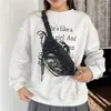 Bolso cruzado de pecho casual de gran capacidad, estilo dulce, femenino, lindo y fresco, con estrellas, bolsa de hombro transparente
