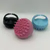 Escova Shampoo Pontual Molhada e Seca Antiderrapante Macia Doméstica Cabeleireiro Banho Massagem Meridianos do Couro Cabeludo Pente