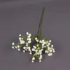 Decoración de Boda 42CM de Alto Goma Suave de Simulación Aliento de Bebé Multicolor A juego con el Ramo de la Novia Nueva Flor de Simulación