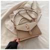 Bolso Cuadrado Pequeño Cruzado de Moda Trendy Bolso de Hombro Retro Chic para Mujer 2025 Nuevo Verano Texturizado Estilo Coreano