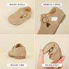 Zapatos de suela blanda para bebés y niños pequeños, nuevos zapatos de otoño para niñas de un año, zapatos casuales para niñas y niños.