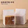Saco para pão saco de vedação octogonal papel de seda saco de pão Kraft vedação com fio transparente 250g450 gramas saco de pão personalização