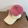 Corea del Sur Estilo Harajuku Bordado Gato Manchado Top Suave Gorra de Béisbol Primavera y Verano Rostro de Mujer Pequeña Moda Gorra Versátil