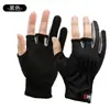 Novas luvas de três dedos, luvas de pesca com dedos divididos para uso externo, luvas antiderrapantes de cinco dedos e meio dedo para ciclismo e pesca
