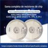 Resistor de Filme Patch 0402 0603 0805 1206 1210 2512 1% 5% Série Completa