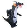 Disfraz inflable de dinosaurio personalizable traje de tiburón alienígena Halloween disfraz divertido para actuación decoración de fiesta