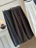 Pantalones Largos de Pierna Ancha Estilo Segadora de Cintura Alta Relajados para Mujer 2026 Nuevo Otoño Sueltos con Puño Dos Usos Deportivos Casuales Pantalones de Chándal Banana