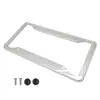 Moldura de Placa de Carro para Modificação Atacado Moldura de Placa Padrão Americano Suporte de Placa de Licença de Aço Inoxidável Capa de Placa de Licença Transfronteiriça Xclpf
