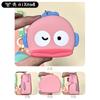 Bolsa de Monedas Creativa Linda de Pez Payaso Llavero Colgante de Bolsa Cadena de Llaves de Dibujos Animados Cabeza Colgante para Bolsa de Auriculares Regalo Pequeño