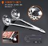 Juego de Espátulas de Acero Inoxidable al por Mayor Cocina Hogar Espátula para Cocinar Cuchara para Sopa Colador Utensilios de Cocina Juego Completo Mango de Madera Antiescaldante Plus