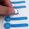 Impresión de pegatinas de color personalizadas anti-falsificación código QR de color pegatina anti-falsificación marca registrada digital láser anti-falsificación