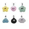 Parches de Tela Bordados Bordados por Computadora Autoadhesivos Estilo Dopamina Versión Q Parche Pequeño Estrella Decoración para Ropa Parche Aplicación